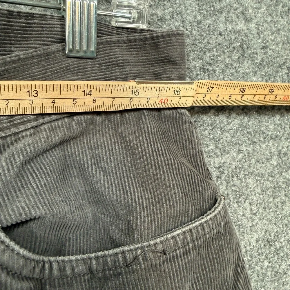 J.Crew Corduroy Pants Mens 32x32 Gray‎ Vintage Slim Straight Cotton Trousers